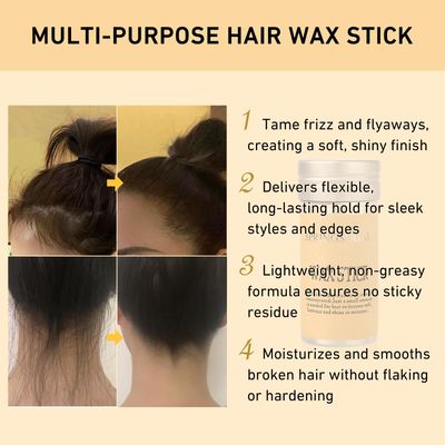 SPRINGSUGAR 3PCS Hair Wax Stick Set,Flyaways Edge Control Slick Back Hair StickDeep Cleans Clarifying Shampoo for Build UpScalp Massager Shampoo Brush for Hair Growth,Styling Products for Women Men