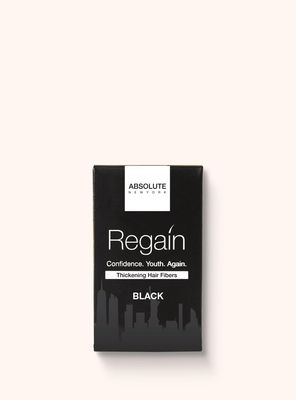 Absolute New York Regain Thickening Hair Fibers, Medium, Black, Women Hair Treatment Accessories