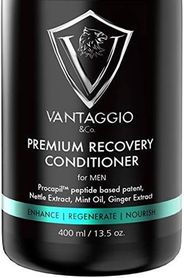 Hair Loss Conditioner for Men - Boosts Hair Growth and Thickening - DHT Blocker Fights Thinning and Alopecia - PROCAPIL Premium Formula with Castor Oil, Shea Butter, Argan Oil, Aloe Vera - 13.5 oz