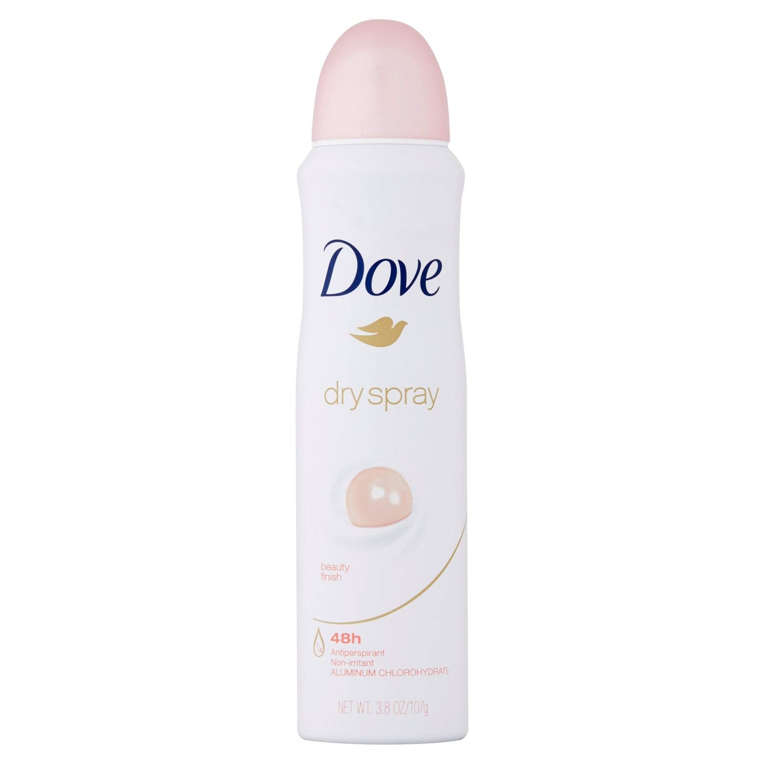 Dove Dry Spray Antiperspirant, Beauty Finish 3.8 oz (Pack of 4)