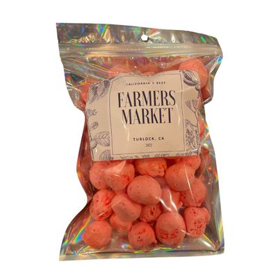 Farmers Market Freeze Dried Cinnamon Taffy (2oz)- Chewy Cinnamon Candy, Long-lasting Flavor, Natural Freeze-dried Cinnamon- Gluten-Free Candy wResealable Share Pack, Extended Shelf Life