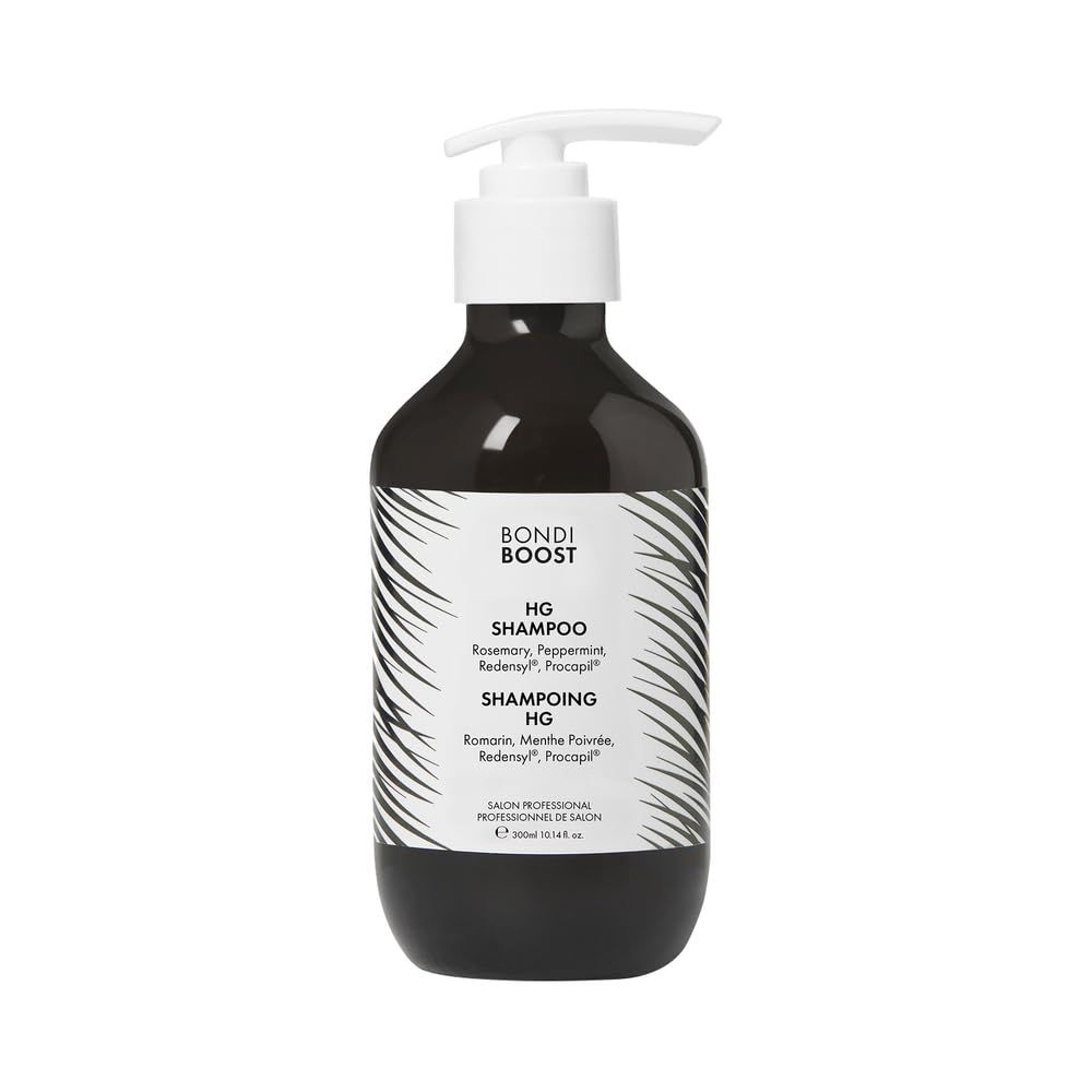BONDIBOOST HG Anti-Thinning Shampoo for Women Men 10.14 fl oz, Clinically Tested to Promote Fuller Thicker-Looking Hair, Natural Mint Scent Procapil, Redensyl Rosemary Formula, Sulfate-Free