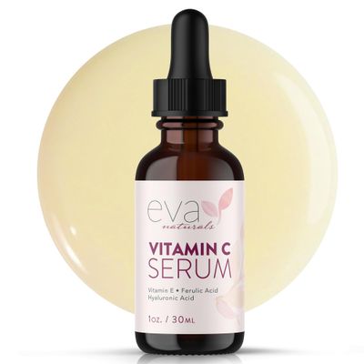 Vitamin C Serum 20 For Face, Pure Vitamin C Face Serum for Wrinkles, Acne, Dry Skin, and Dark Spots (1oz)