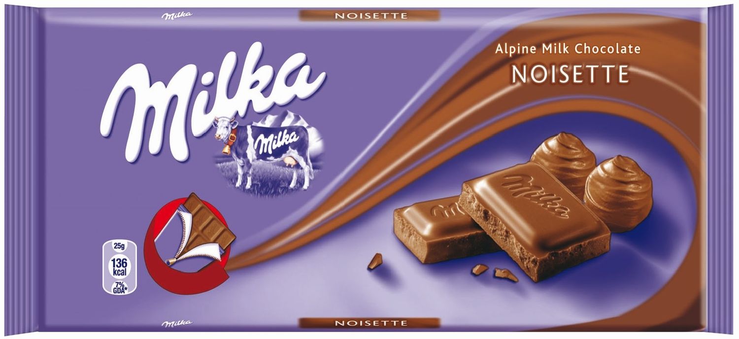 World&#39;s Best Milka Chocolate - Noisette, 10 Bars
