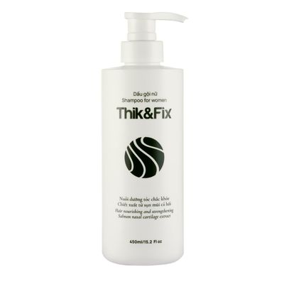 ThikFix Hair Thickening and Growth Shampoo for Women - Restores Growth Cycle, Effective Hair Loss Treatment (15.2 fl oz)