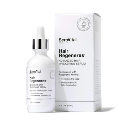 Serovital Advanced Hair Thickening Serum - Revitalize Scalp - Hair Loss Treatment - Scalp Serum Drops - Strengthen Hair- 2 Fluid Oz