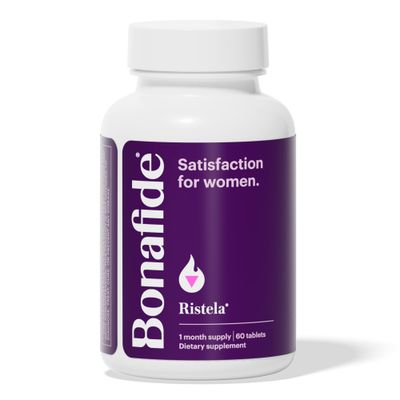 Bonafide Ristela - Hormone-Free, Drug-Free Support for Womens Sexual Satisfaction - 1 Month Supply (60 Tablets)