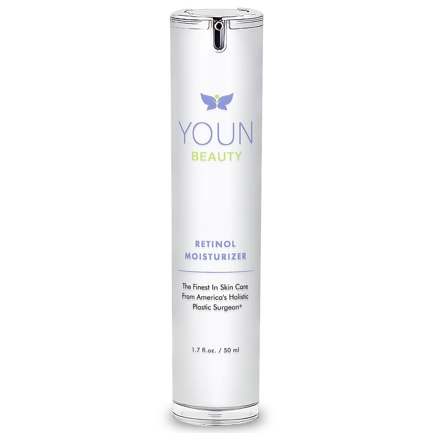 YOUN Beauty Retinol Night Cream Moisturizer for Face by Holistic Dr. Anthony Youn - Paraben-Free Face Moisturizer with Vitamin B5 E, Hyaluronic Acid, and Green Tea for Skin Renewal, 50ml