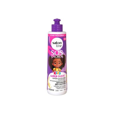 Salon Line - Linha SOS Cachos Kids (Nutricao) - Ativador de Cachos 300 Ml - (SOS Curls Kids (Nourishing) - Curl Activator 10.14 Fl Oz)