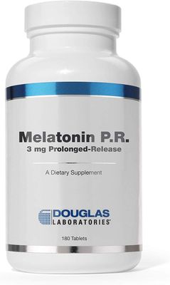Douglas Laboratories Melatonin Prolonged Release - 3 mg Melatonin - Sleep Support Supplement - For Hormone Balance, Relaxation, Antioxidants Immune System - 180 Tablets