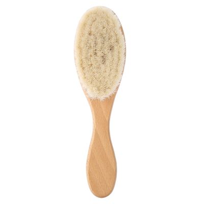 Hair Cleaning Brush, Shine and Texture, Hair Brush for Women Men, Soft Brush with Wood Handle for Thin and Fine Hair, Improve Growth
