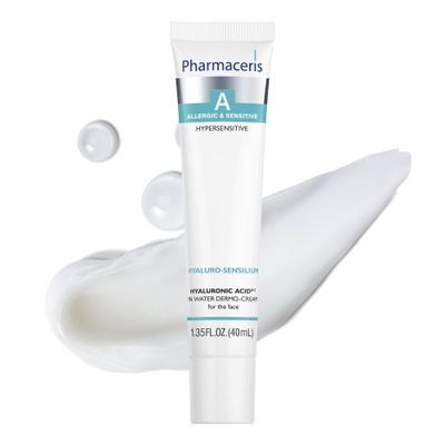 Pharmaceris HYALURO SENSILIUM Hyaluronic Acid Water Dermo-Cream for Face, 1.35 fl oz, Allergic Sensitive
