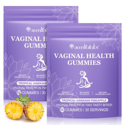 Vaginal Probiotics for Women, (2pack) Vital Source Feminine Gummies, pH Balance for Women, Premium Feminine Balance Gummies, Promotion of Womens Health - 60 Gummies