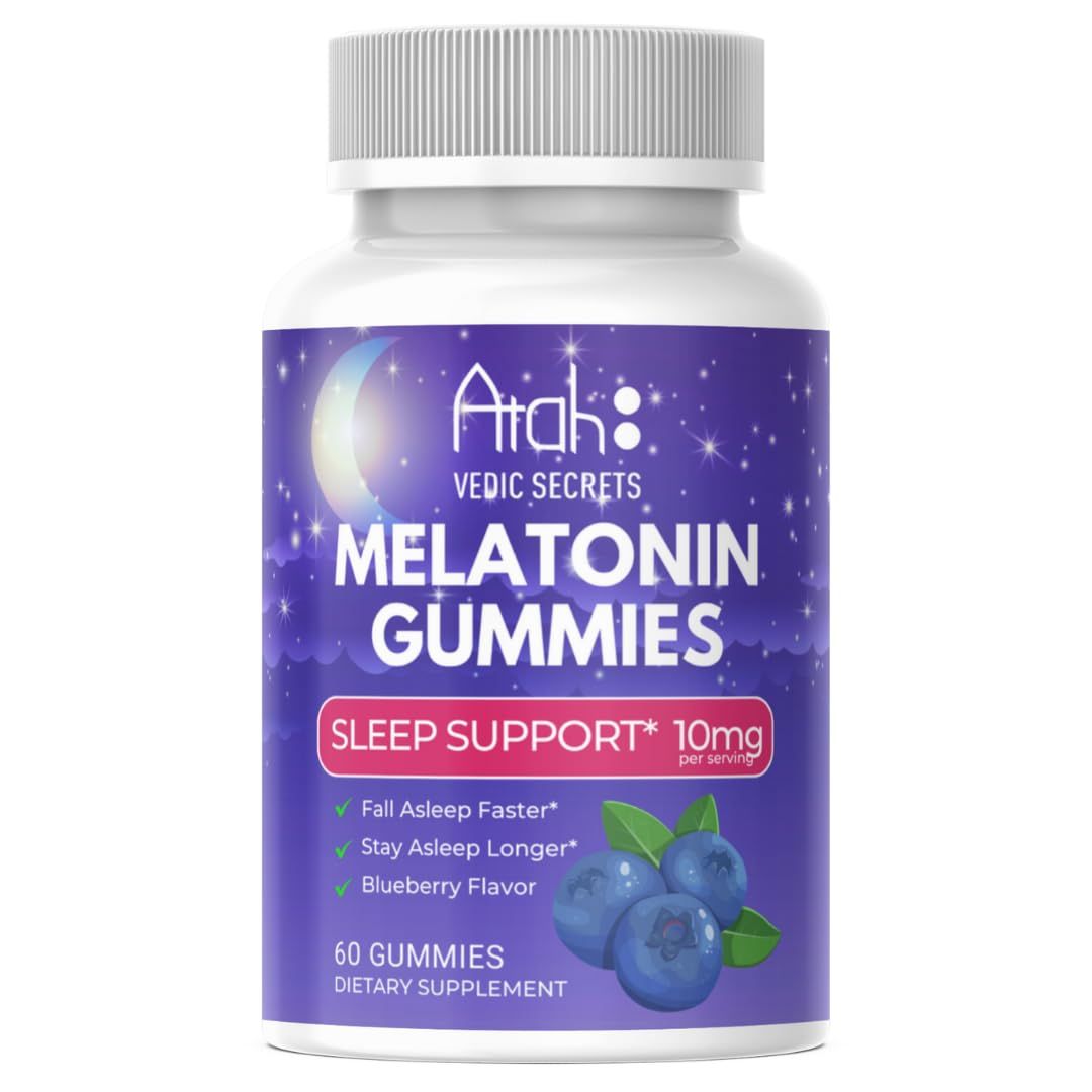 Atah Melatonin Gummies 10mg - Sleep Support - 60 Gummies