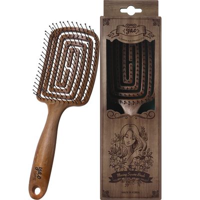 Yao Vented Wet Brush - Curly Scalp Hair Brush for Curly Thin Long Short Dry Wavy Wet Hair with Flexible Design for men, women, and kids