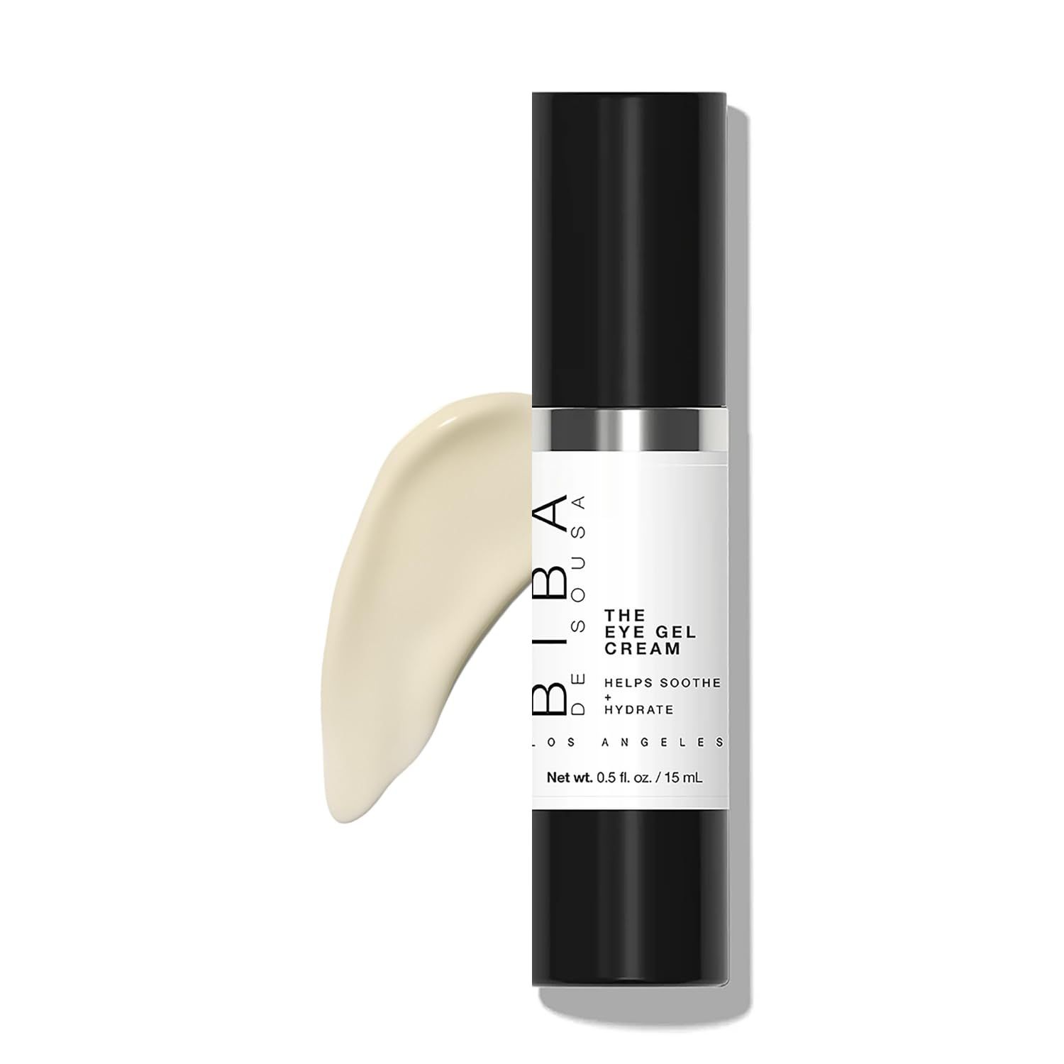 biba de sousa The Eye Gel Cream- Anti-Aging Formula for Wrinkles and Puffiness - Hydrating, Firming Rejuvenating Eye Treatment (0.5 oz)