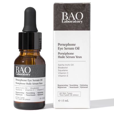 BAO Laboratory Persephone Eye Serum Oil (15 ML) Sacha Inchi Oil, Bisabolol and Vitamin C E Eye Serum for Wrinkles, Finelines and Dark Circle