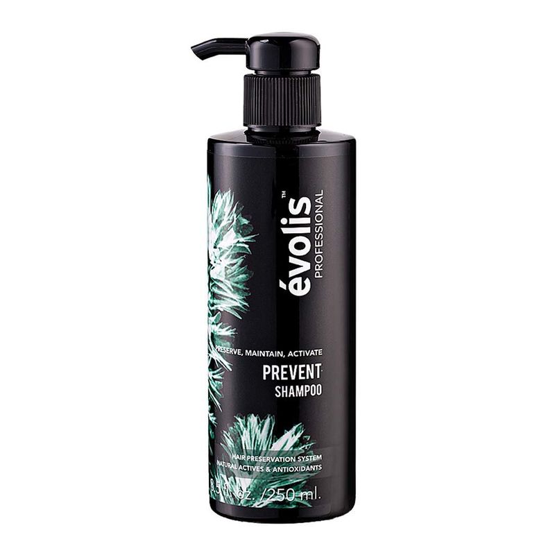 EVOLIS Prevent Anti-Aging Shampoo for Fuller-Looking Hair - Antioxidant-Rich Formula for Scalp Health Stronger Hair (8.5 fl oz)