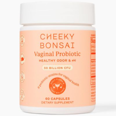 Cheeky Bonsai Vaginal Probiotic for Women pH Balance with Maximum Support 50 Billion CFU Probiotics - 8 Unique Strains for Her - Lactobacillus Blend - 60 Cap