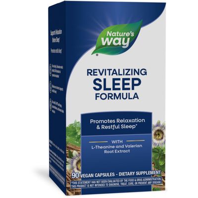 Nature&#39;s Way Fatigued to Fantastic! Revitalizing Sleep Formula, Promotes Restful Sleep, 90 Capsules