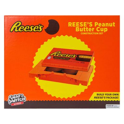 Snap Switch Reese&#39;s Peanut Butter Cup Set - Buildable Candy Bar for Creative Play and Fun - Ages: 6