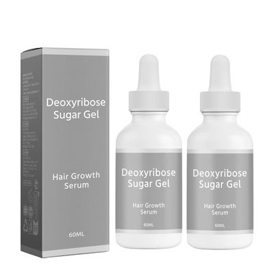 2Pcs Deoxyribose Sugar Hair Growth Gel, Strengthen Hair, Reduce Hair Loss, Promote Thicker Hair Regrowth for Both Men and Women(2 x 60ml)