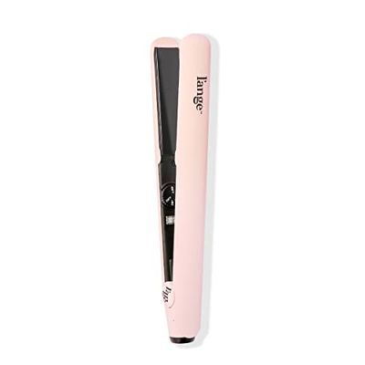 L&#39;ANGE HAIR Le Ceramique 1-Pass Flat Iron Hair Straightener Fast Heating Ceramic Flat Iron Best Hot Tools Professional Hair Straightener to Lock in Moisture Shine (Blush)