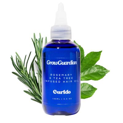 Hair Growth Oil - 100 Natural Oil with Tea Tree, Rosemary, Squalane, Vitamin E, Argan, and Marula for Curly Hair, Strengthens, Hydrates Stimulates Growth.