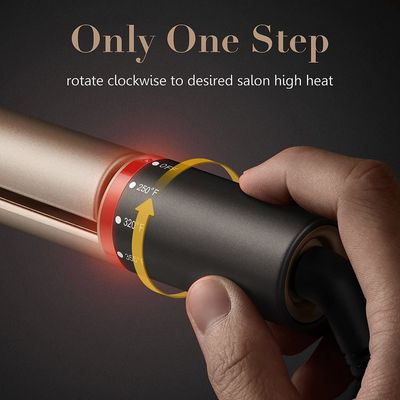 FURIDEN Professional Salon Quality Hair Straightener, Hair Straightener and Curler 2 in 1, Flat Iron Curling Iron in One, Fast Results Long Lasting