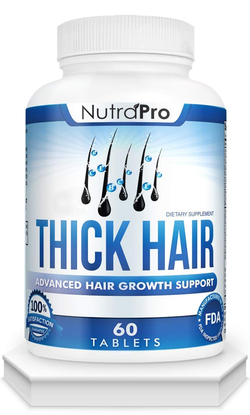Thick Hair Growth Vitamins- Hair Growth Pills With DHT Blocker Stimulates Faster Growth for Weak, Thinning Hair-Biotin Hair Supplements with Keratin Collagen Helps MenWomen Grow Perfect Hair.