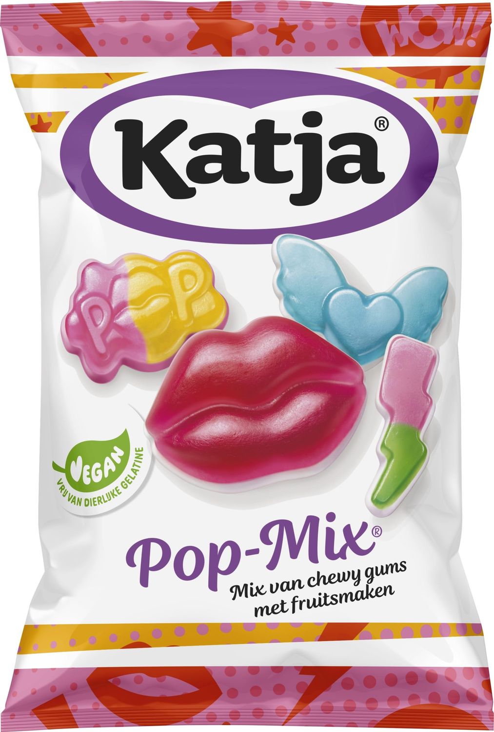 Katja Pop Mix I Soft Chewy Fruit flavored Gummy Candy I 250g 8.8 ounce