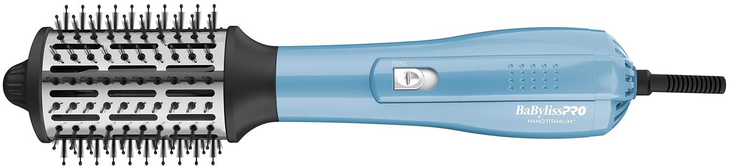 BabylissPRO Nano Titanium Professional 2.5&quot; Hot Air Dryer Brush For Styling And Drying