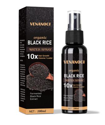 Venanoci Hair Growth Serum, Rice Water Spray for Women Men Treatment For Hair Loss, Damaged Dry Hair, Hair Regrowth for Thicker Longer Fuller Hair with Castor oil Ginger