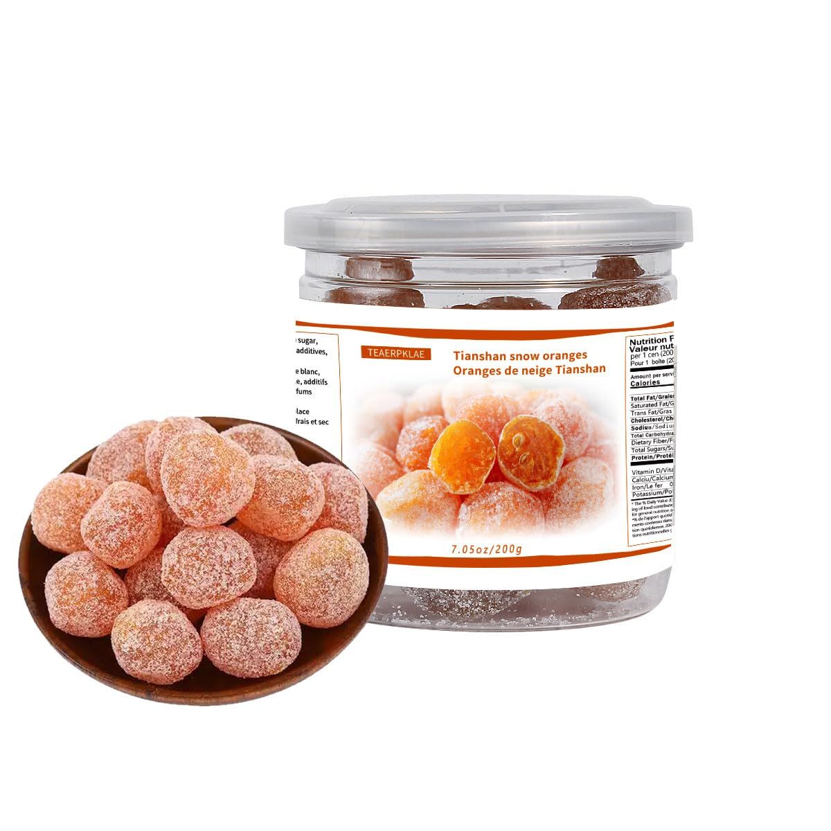 Tianshan snow orange dry casual snack small kumquat dry rock candy kumquat candied fruit 7.05 oz200g