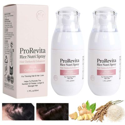2 Pcs Hair Helper Growth Spray for ThinningHair, Rice Water Spray for Hair Growth, Anti-Loss Hair Thickening NaturalSpray for Hair Regrowth Unisex