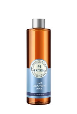 BRITISH M Hair Grooming Tonic, Volume And Texture, Styling Primer, Natural Hold, 10.82 fl. oz