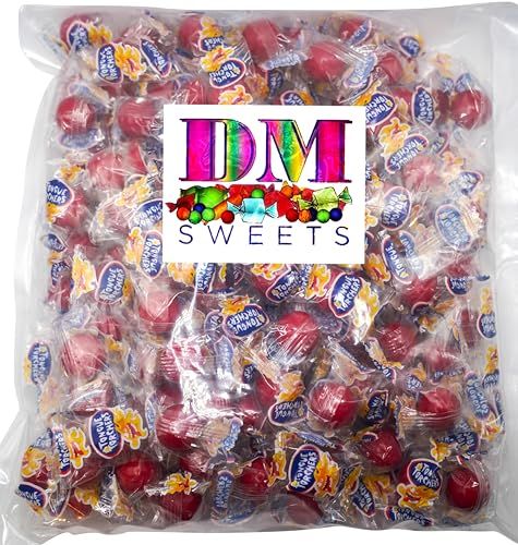 Tongue Torchers Hot Spicy Cinnamon Hard Candy - 1 lb of Fiery Red Hot Individually Wrapped Suckers