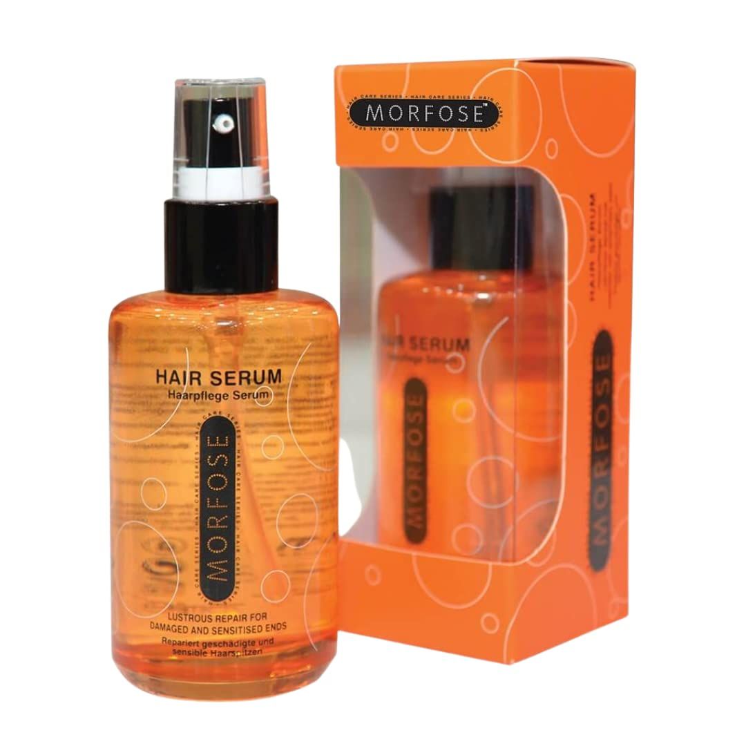 Morfose Anti Frizz Hair Serum to Eliminate Frizz, Lock In Moisture, and Restore Shine, Prevent Split Ends and Dry Damage, Smoothing Serum for Hair, Silky Softness Hair, Shine and Radiance, 75 mL