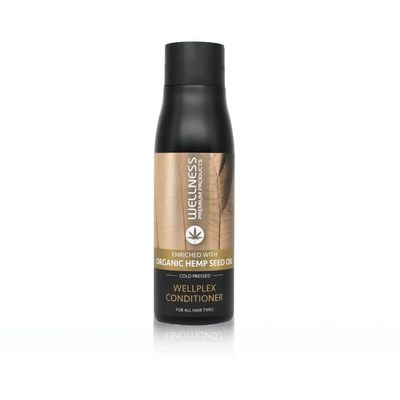 Wellness Premium Wellplex Hemp Infused Rejuvenating Conditioner Deep Repair Hydration for Damaged, Color-Treated Hair Organic Formula with Hyaluronic Acid Fiberplex Vegan 500ml