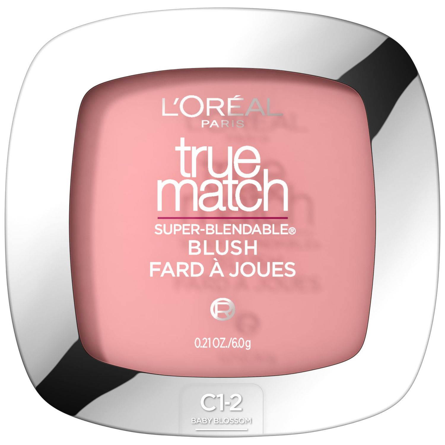 L&#39;Oreal Paris True Match Super-Blendable Powder Blush, Baby Blossom C1-2, 0.21 Oz (Packaging May Vary)