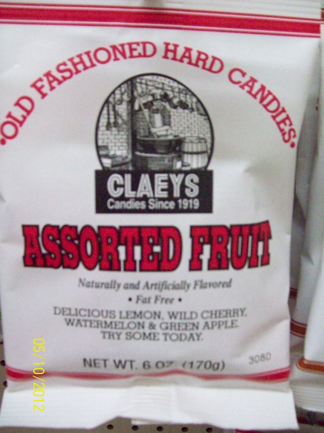 Assorted Fruit Hard Candy 6oz candy by Claey&#39;s Candy