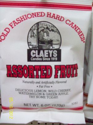 Assorted Fruit Hard Candy 6oz candy by Claey&#39;s Candy