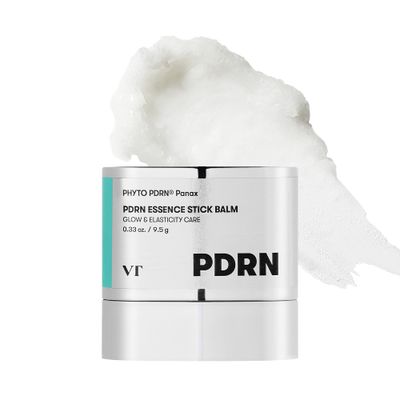 VT COSMETICS PDRN Essence Stick Balm, PDRN Collagen Multi Wrinkle Stick, All-in-One Eye Neck Treatment, Glow Makeup Base Face Treatment Balm, Plumping, Fine Lines (0.33 oz.)