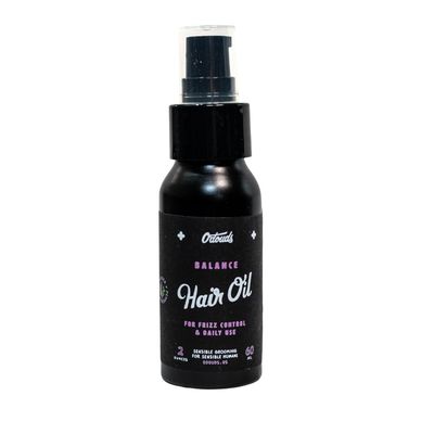 O&#39;Douds Balance Hair Oil - Daily Control for Dry, Flyaway Frizzy Hair - Conditions, Hydrates Pre-Heat Protection - Plant-Based with Lavender Peppermint, 2 oz.
