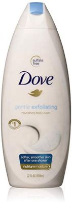 Dove Body Wash 22 oz Gentle Exfoliating (3 Pack)