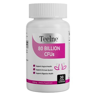 Women&#39;s Probiotics and Prebiotics 80 Billion CFUs, 16 Probiotic Strains, Probiotics for PH Balance, Supports Digestive Gut Health, 30 Capsules