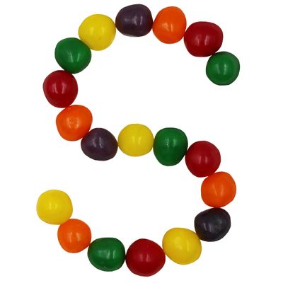 Smarty Stop Fruit Sours Chewy Candy Balls (Assorted, 5 Pound (Pack of 1))