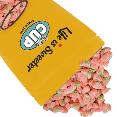 By The Cup Sour Watermelon Gummies Candy, 1.5 Pound Bulk Bag