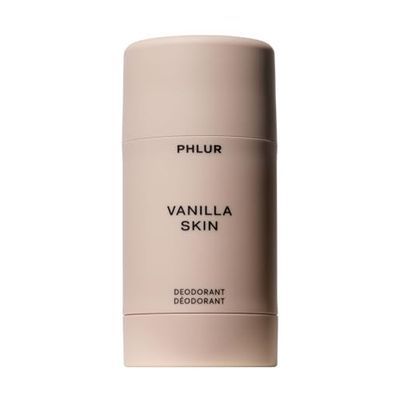 PHLUR Vanilla Skin Natural Deodorant - 48 Hour Odor Protection Natural Baking Soda Free Aluminum Free, for Women Men-Salicylic Acid, Arrowroot Powder, Algae Tamanu Oil - No Residue or Irritation