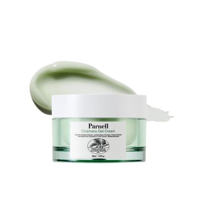 Parnell Cicamanu Gel Cream - Centella Asiatica, Hyaluronic Acid, Ceramide, Soothing and Moisturizing Cream for Sensitive and Dry Skin (1.69 Fl Oz 75ml)